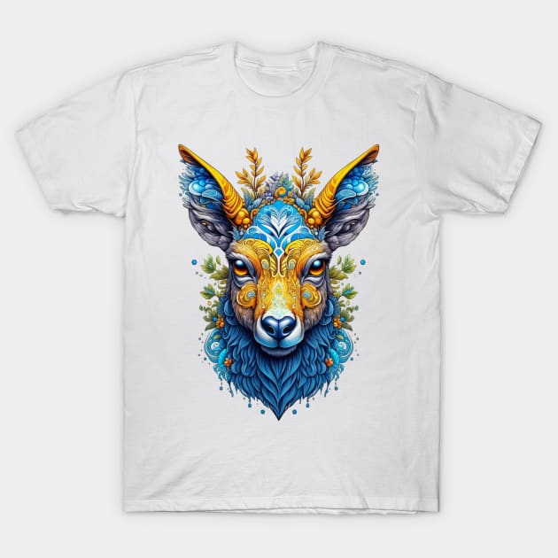 Mythical Deer T-Shirt by TinaGraphics